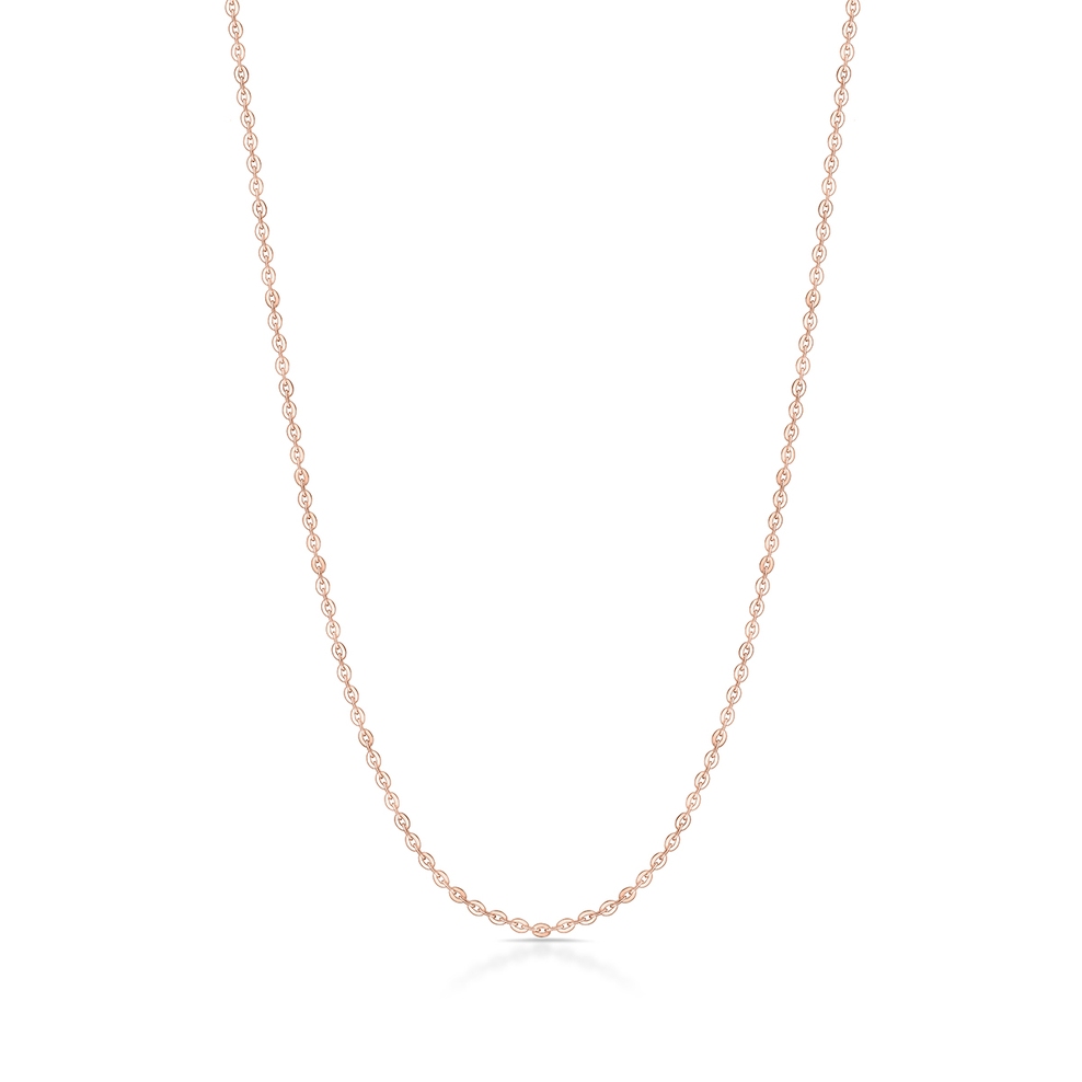 Łańcuszek srebrny ankier