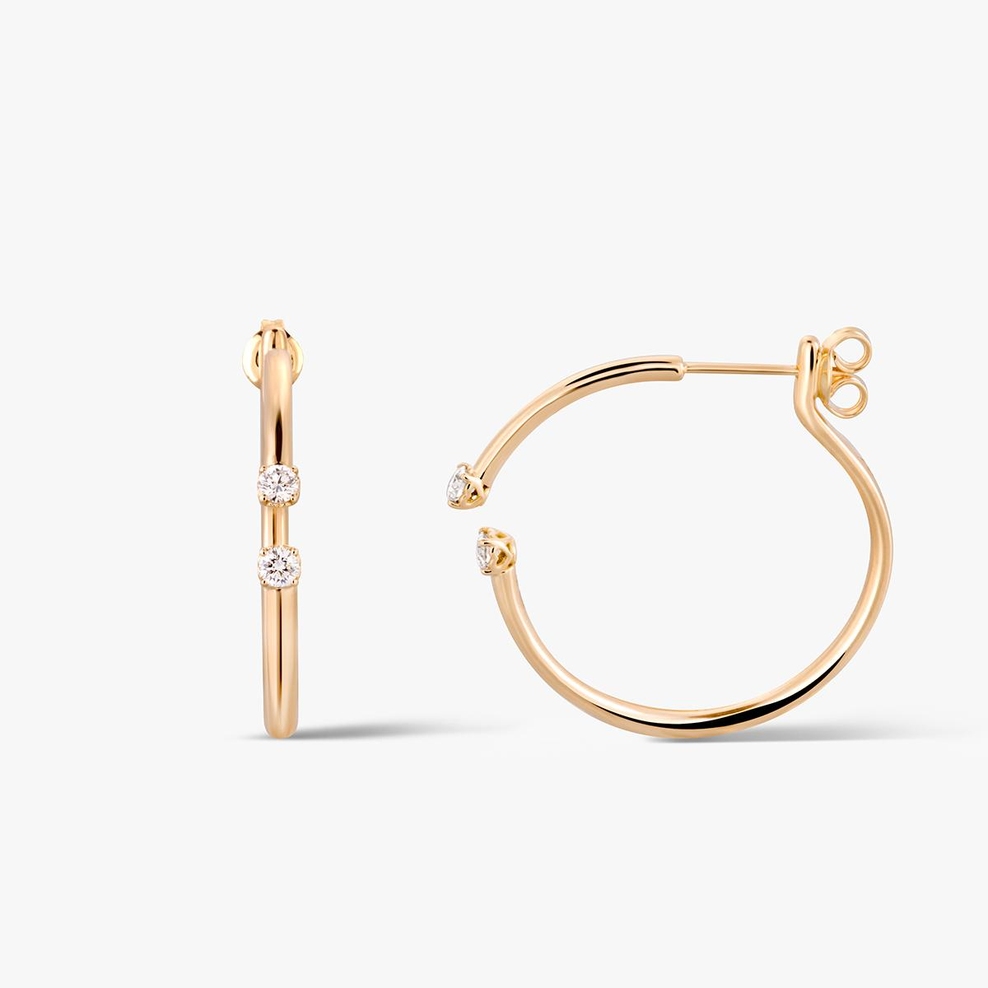 Kolczyki złote Recarlo