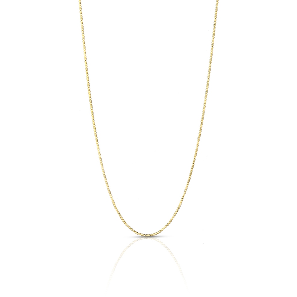 Łańcuszek srebrny kulka