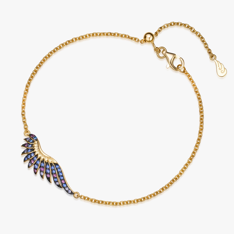 Bransoleta srebrna Preludium Paradise Birds