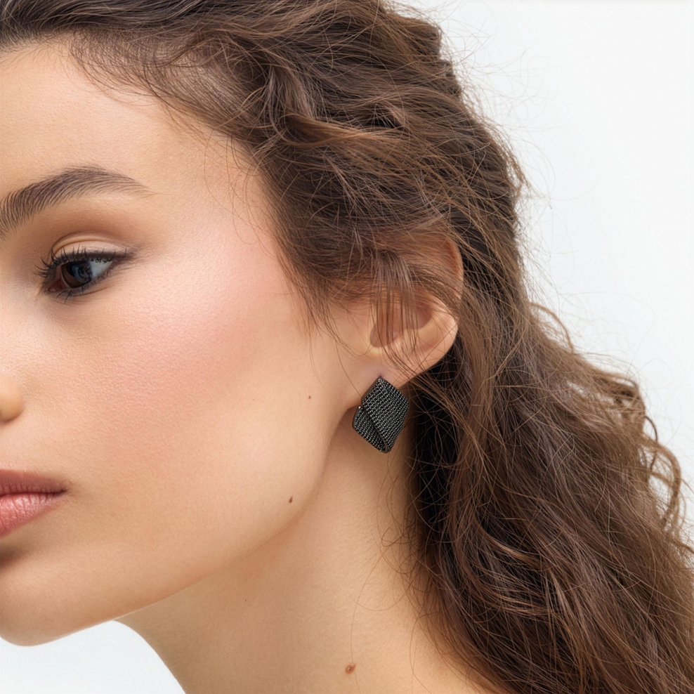 Kolczyki srebrne Meteory