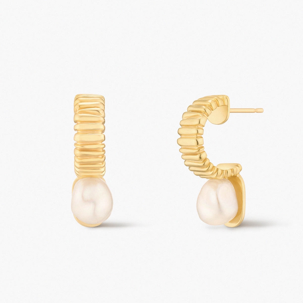 Kolczyki srebrne Follow