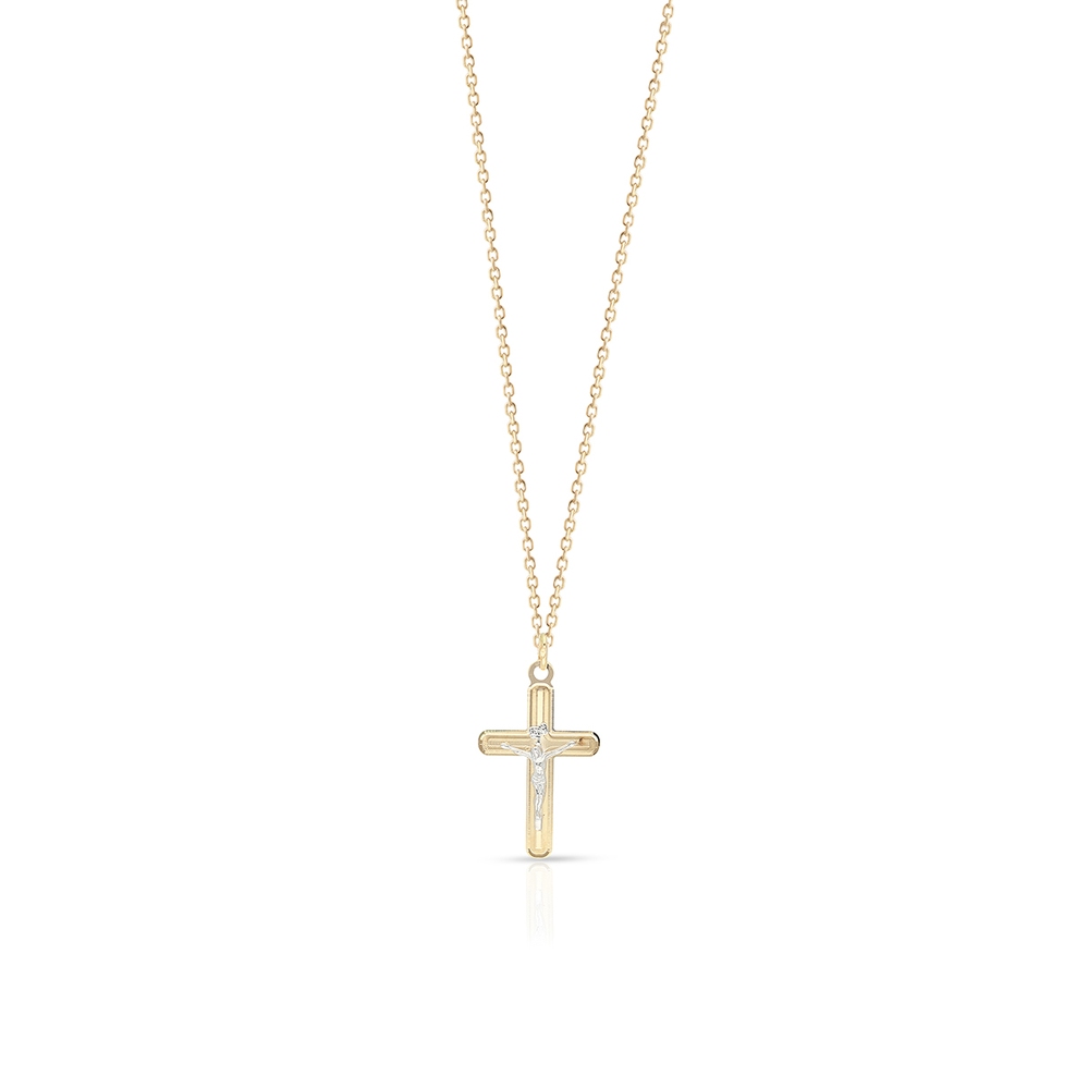 Wisiorek złoty krzyżyk