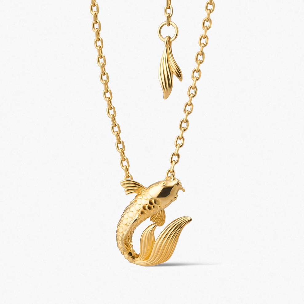 Naszyjnik srebrny KOI