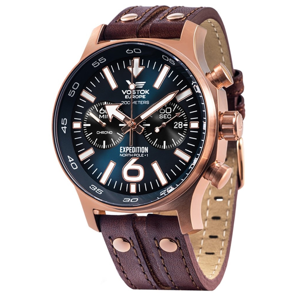 ZEGAREK VOSTOK EUROPE EXPEDITION NORTH POLE 1 CHRONO