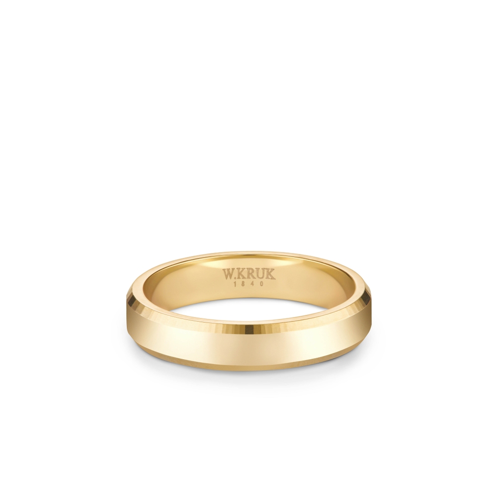 Obrączka złota BORMIO