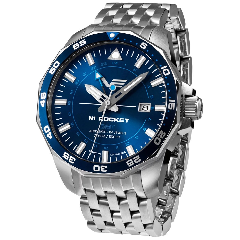 ZEGAREK VOSTOK EUROPE ROCKET N-1 AUTOMATIC GMT