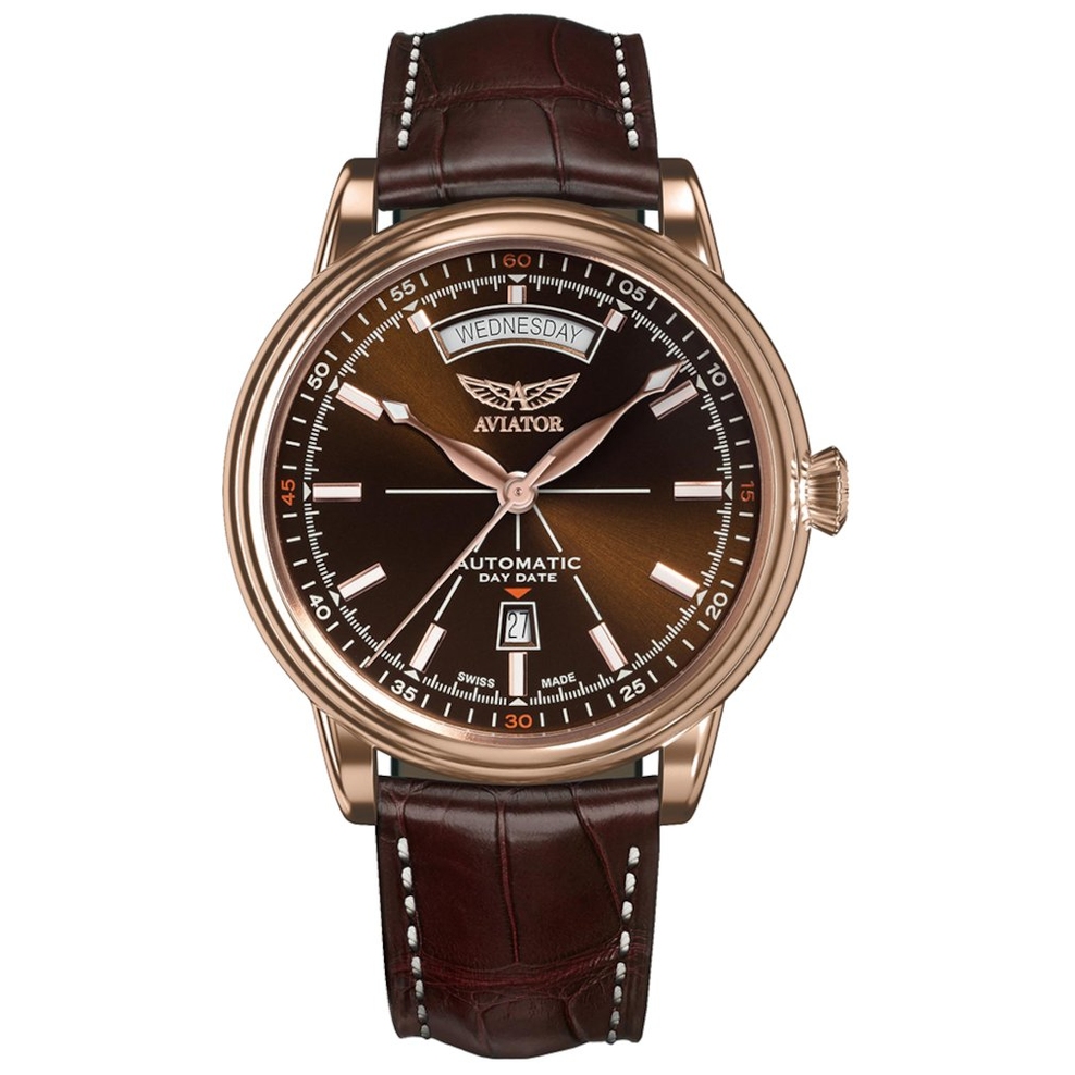 ZEGAREK AVIATOR DOUGLAS DAY-DATE