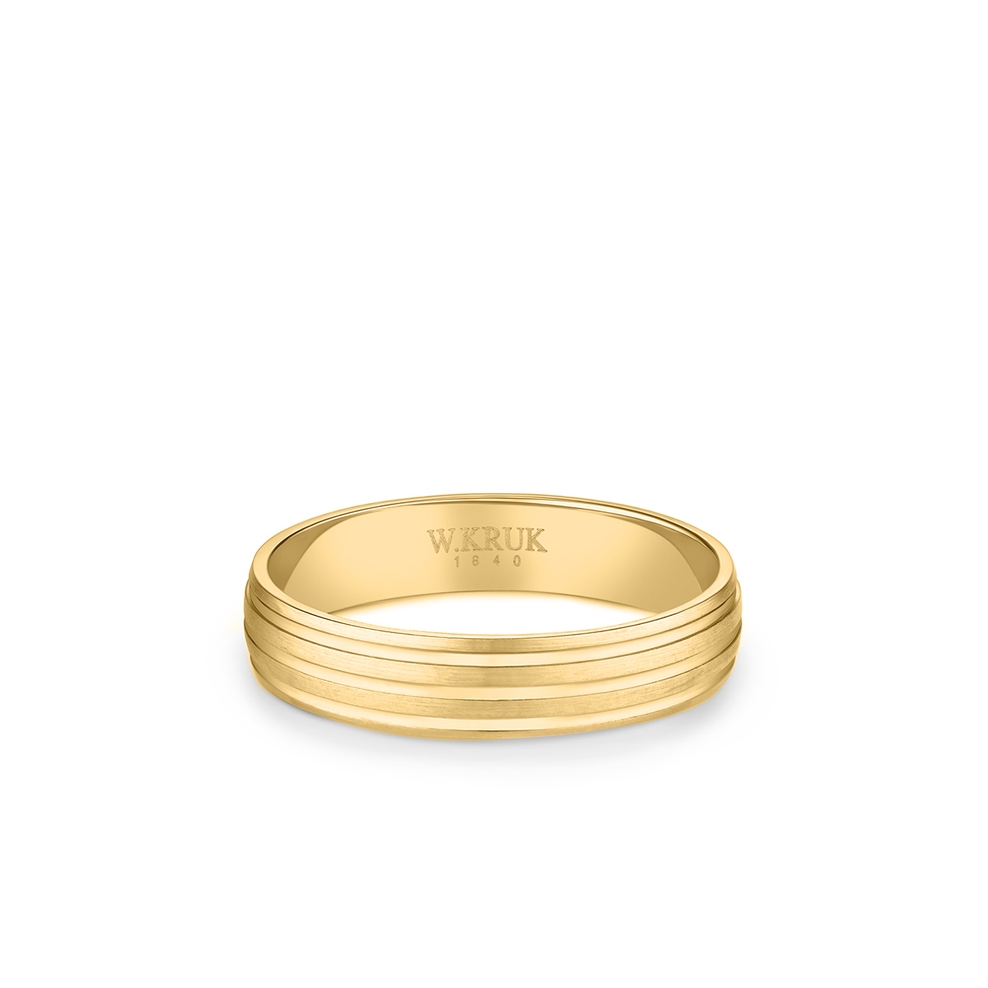 Obrączka złota PASSIO