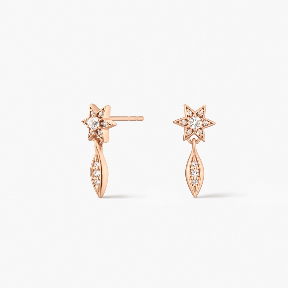 Kolczyki złote Follow