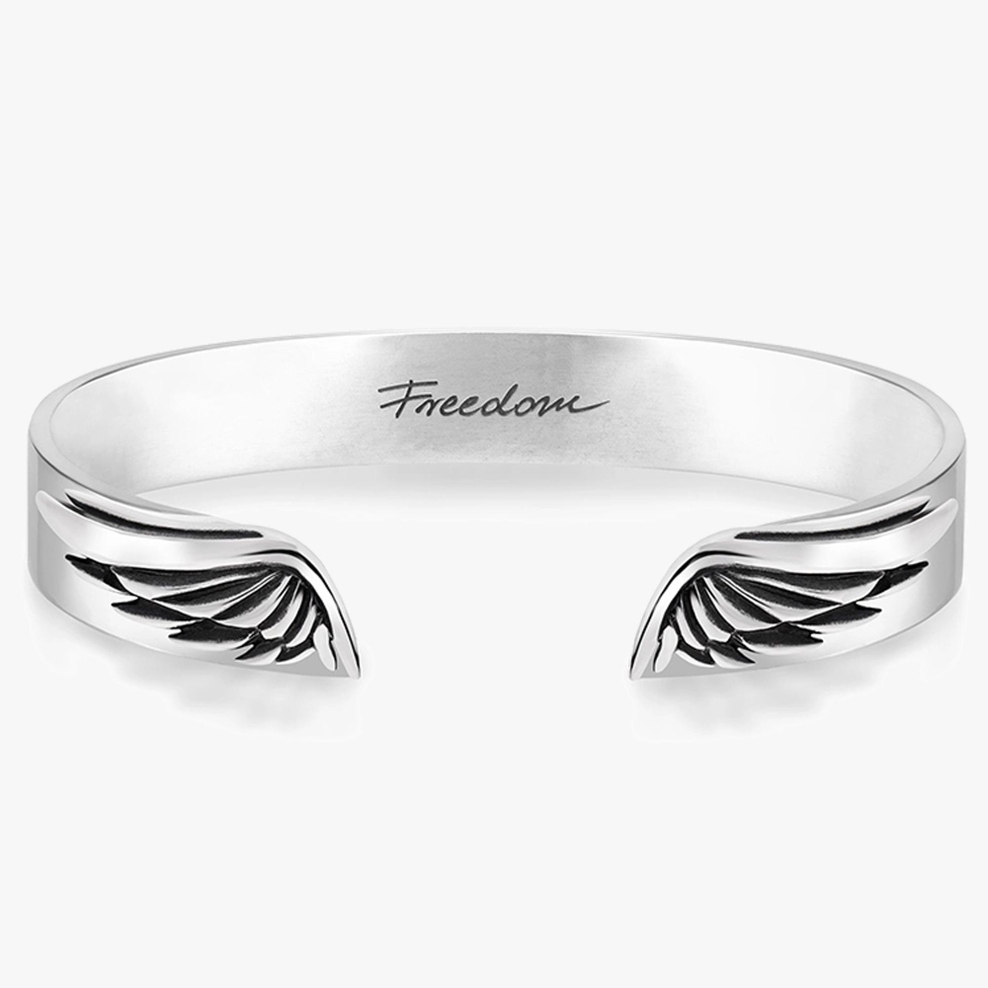 Bransoleta srebrna Freedom