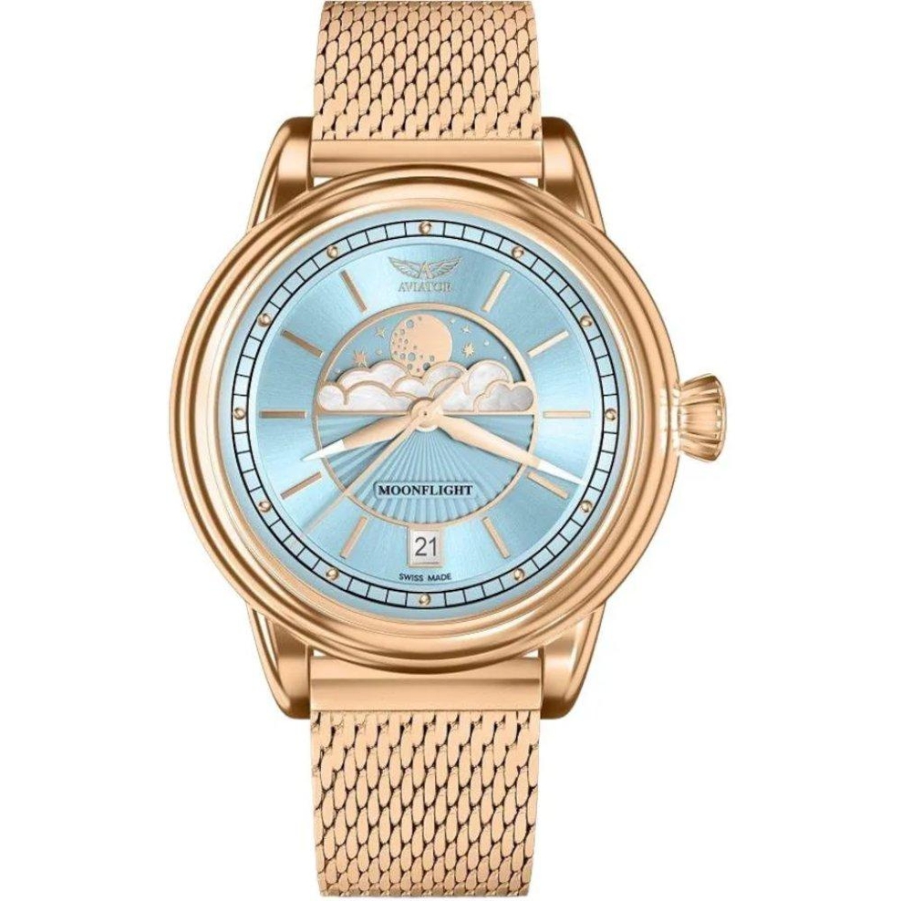 ZEGAREK AVIATOR DOUGLAS MOONFLIGHT