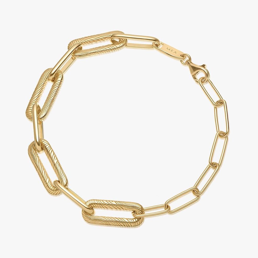 Bransoleta srebrna Mea