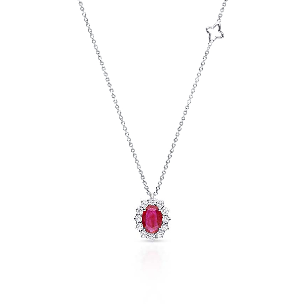 Naszyjnik białe złoto RECARLO