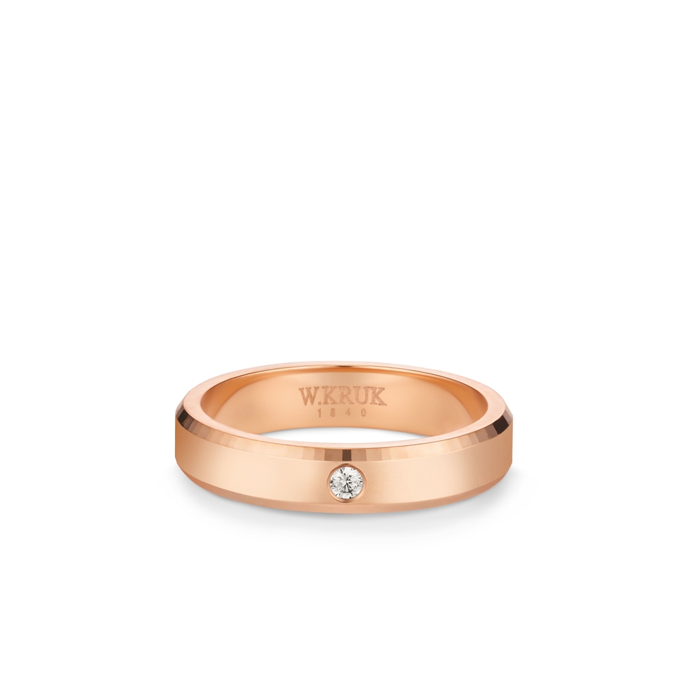 Obrączka złota MAGICA damska