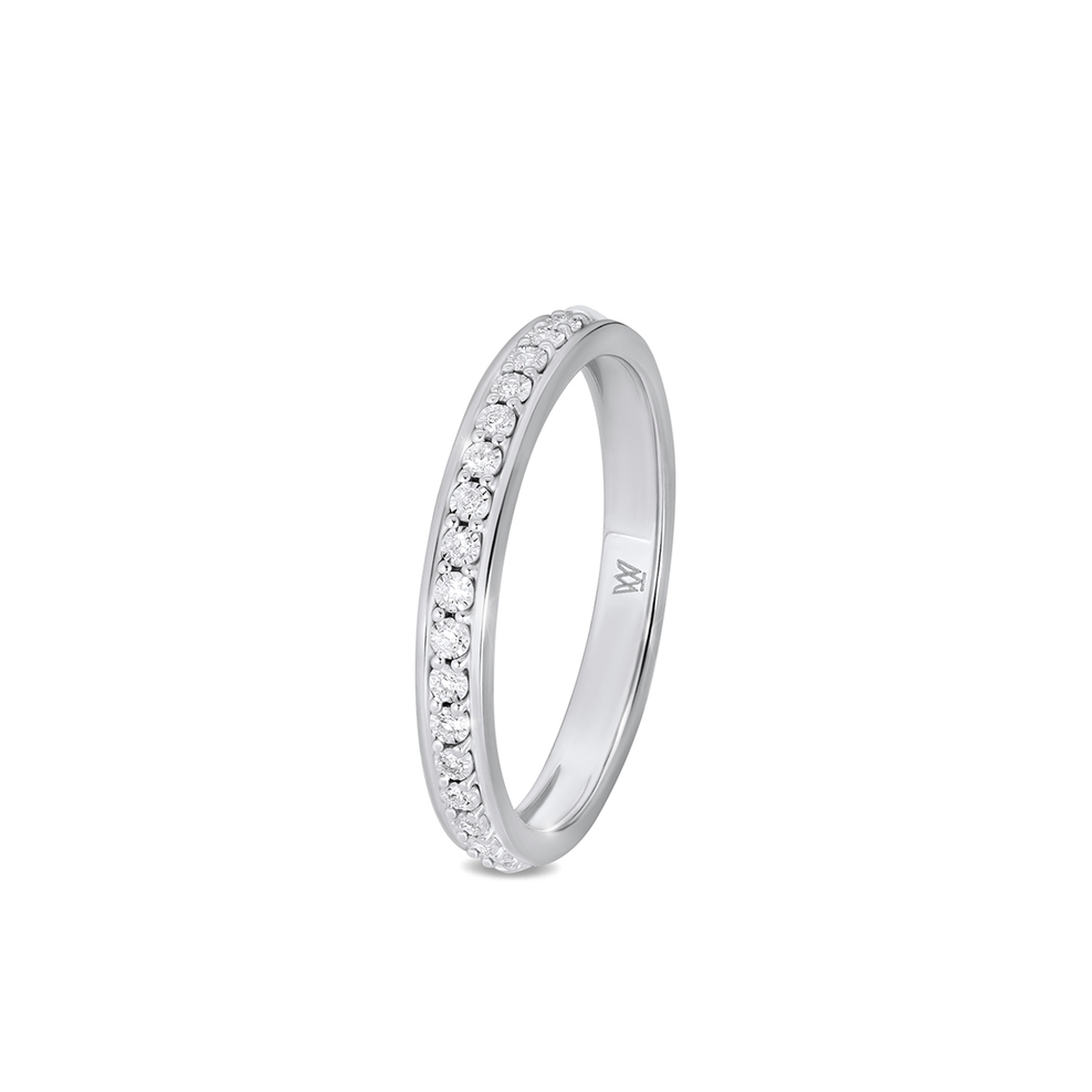 Pierścionek złoty z diamentami