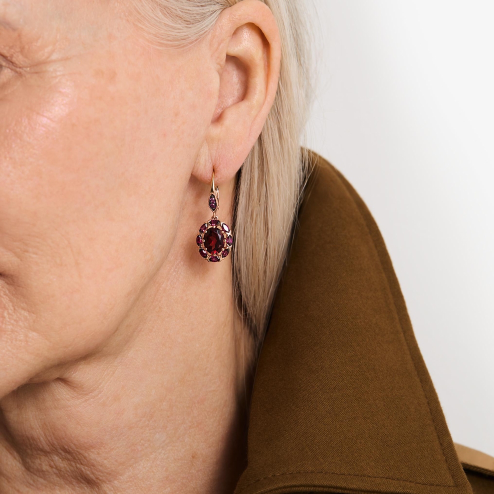 Kolczyki złote Szekspirowska