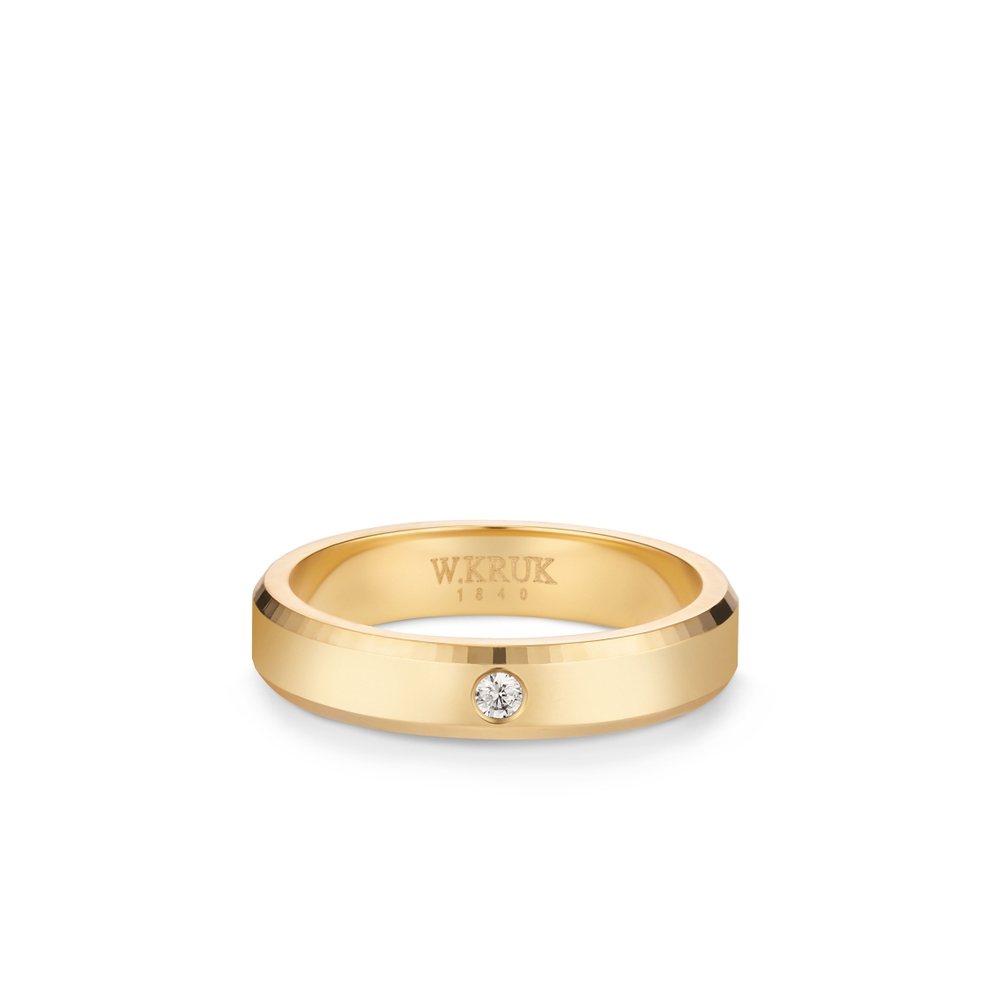 Obrączka złota MAGICA damska