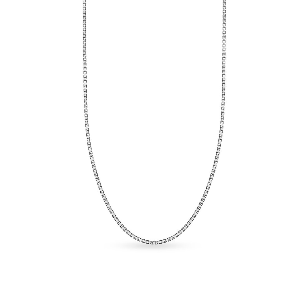 Łańcuszek srebrny kostka