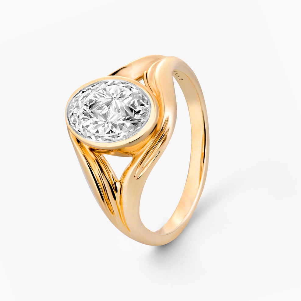 Pierścionek złoty Nuova