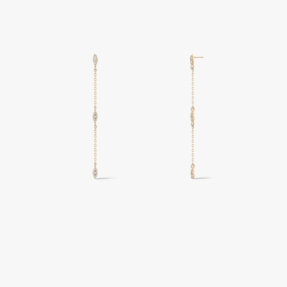 Kolczyki złote z cyrkoniami Ceremonials