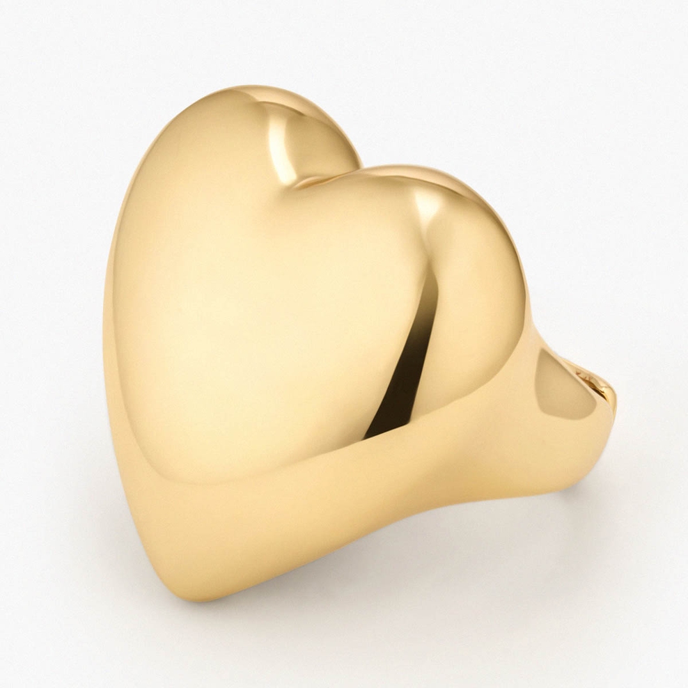 Pierścionek srebrny pozłacany