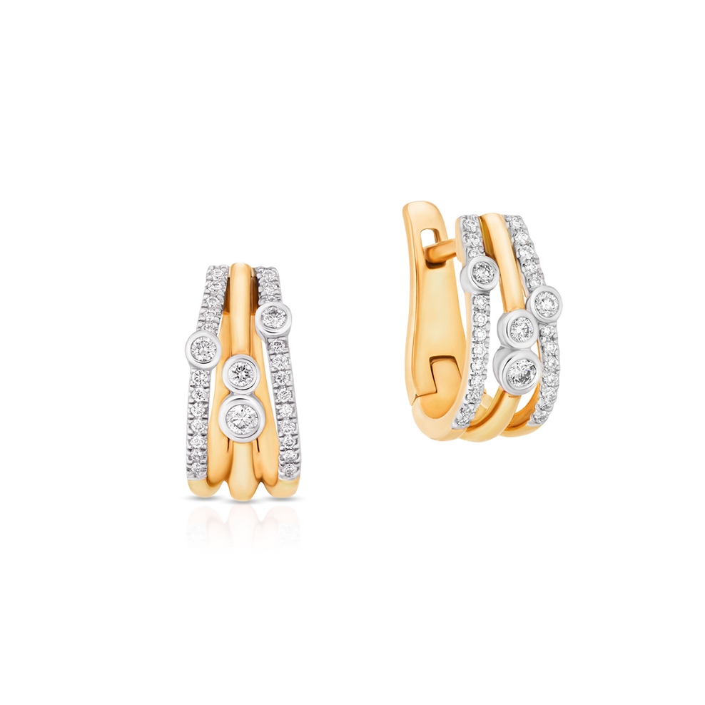 Kolczyki złote W.KRUK