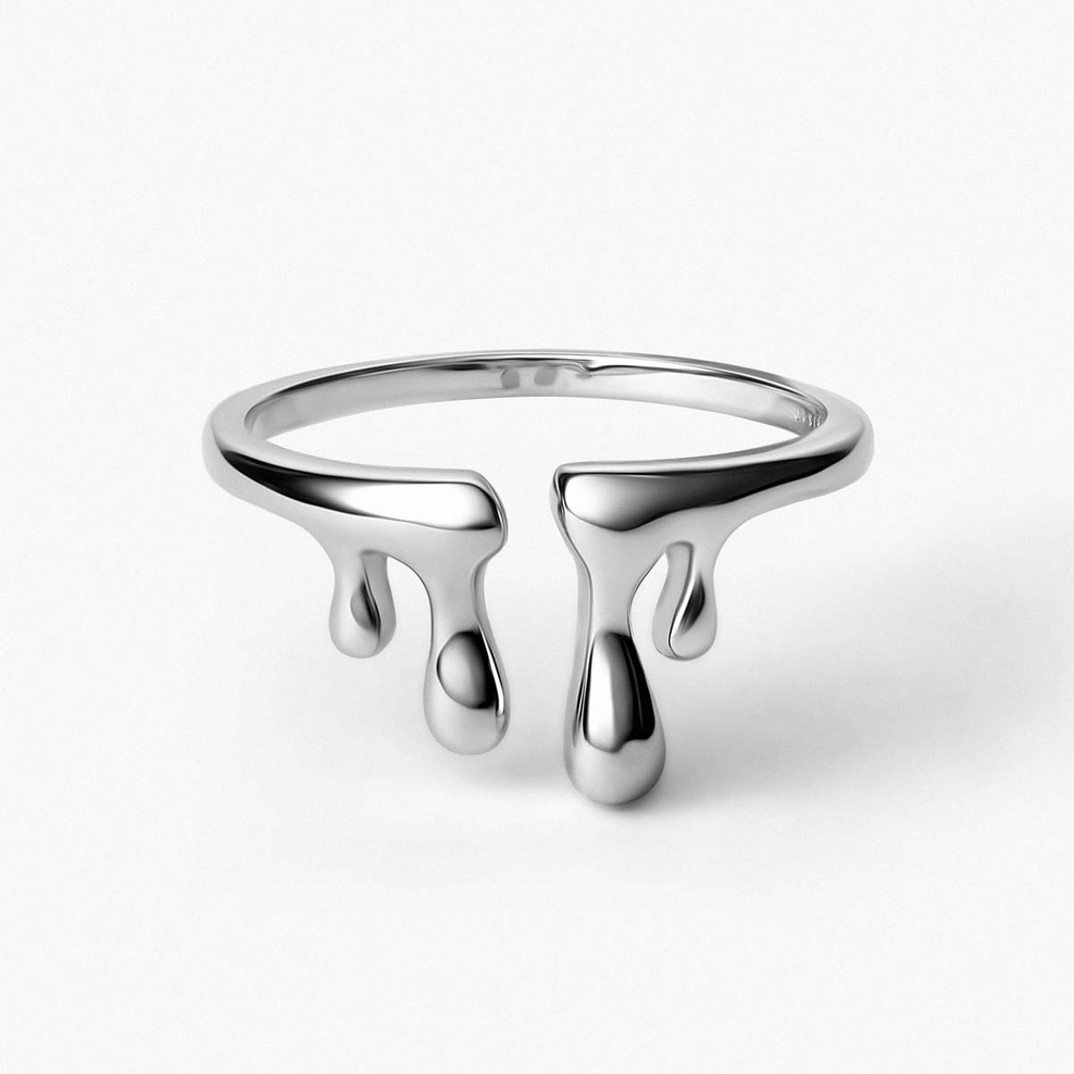 Pierścionek srebrny Modern