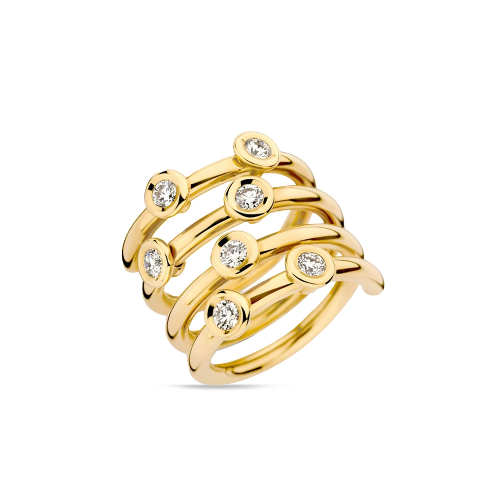 Pierścionek złoty Hulchi Belluni