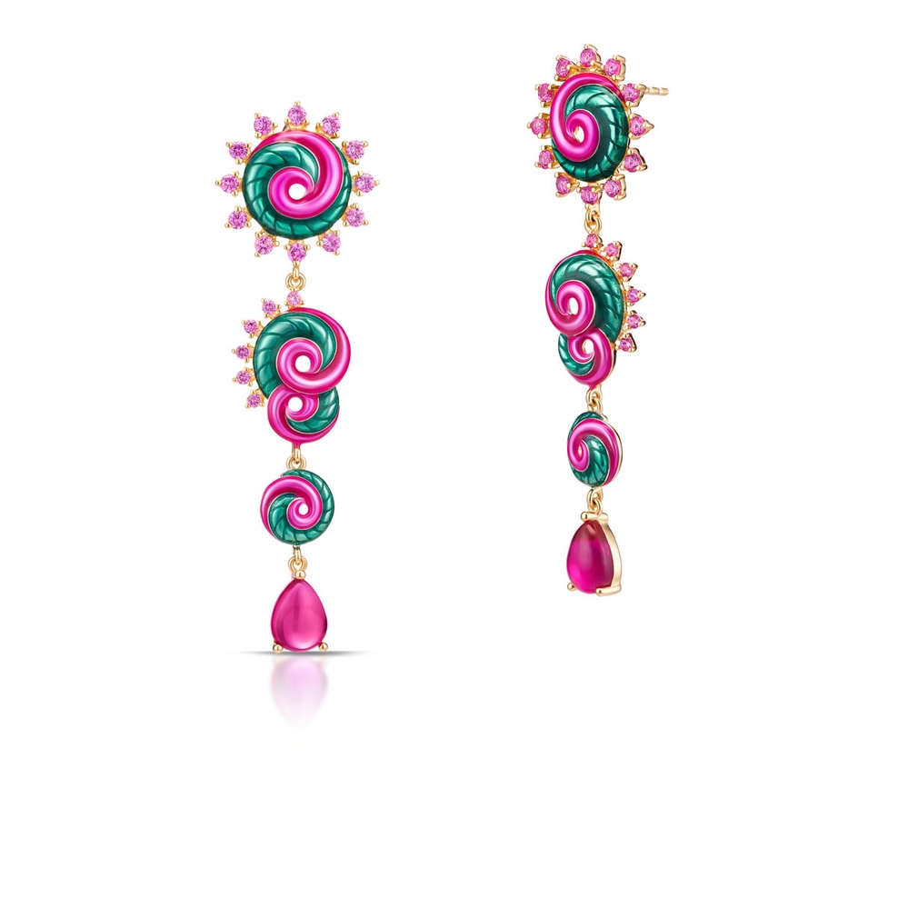 Kolczyki srebrne Imaginarium