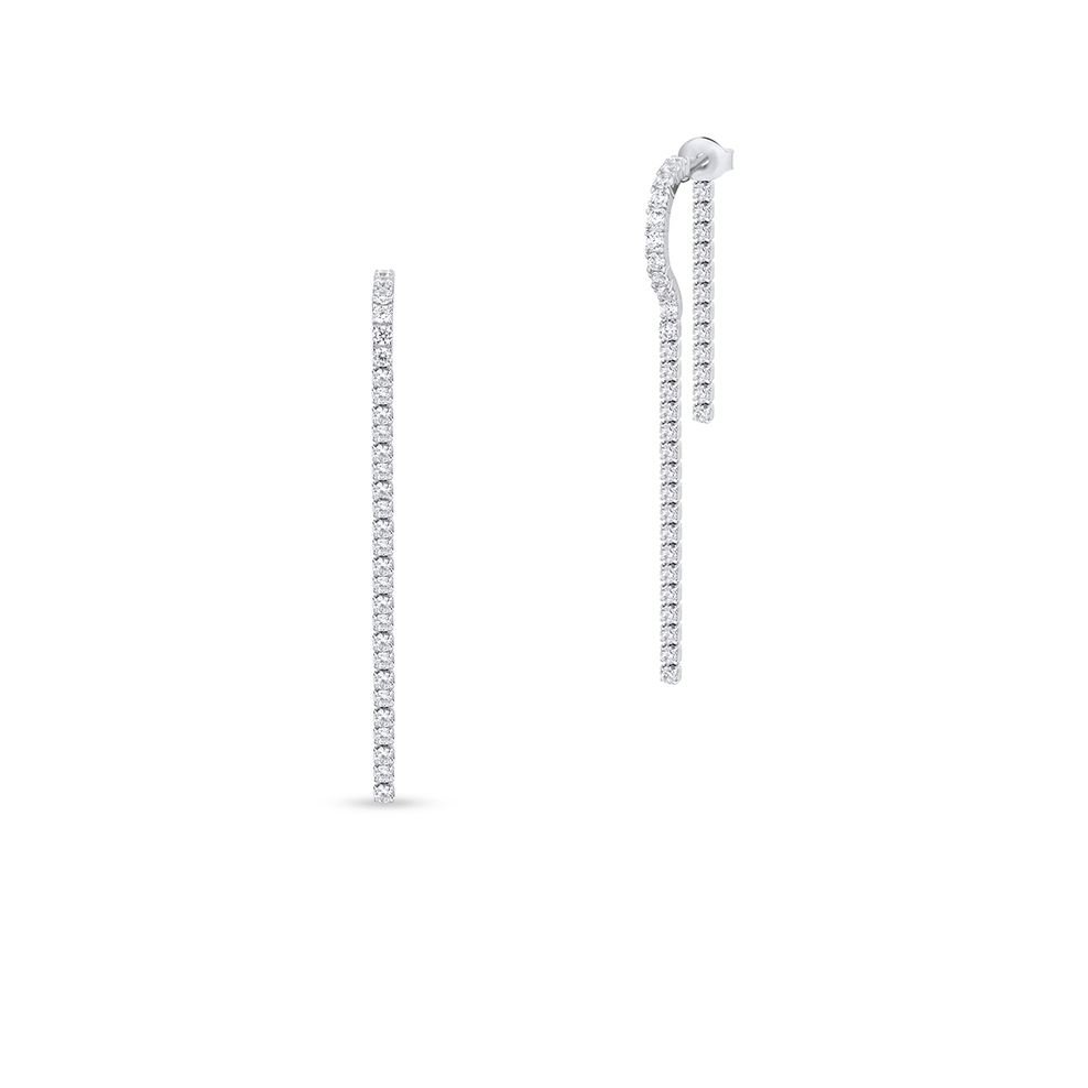 Kolczyki srebrne z cyrkoniami