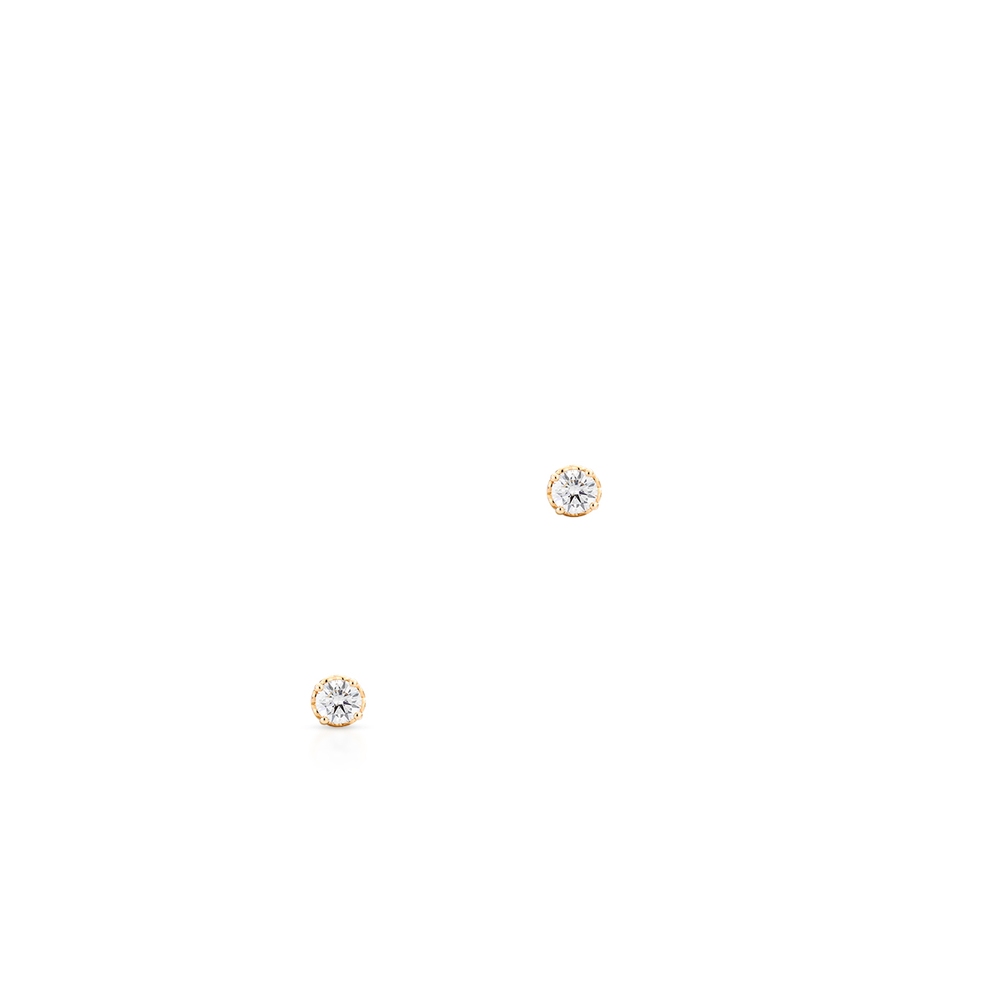 Kolczyki złote z brylantem RECARLO