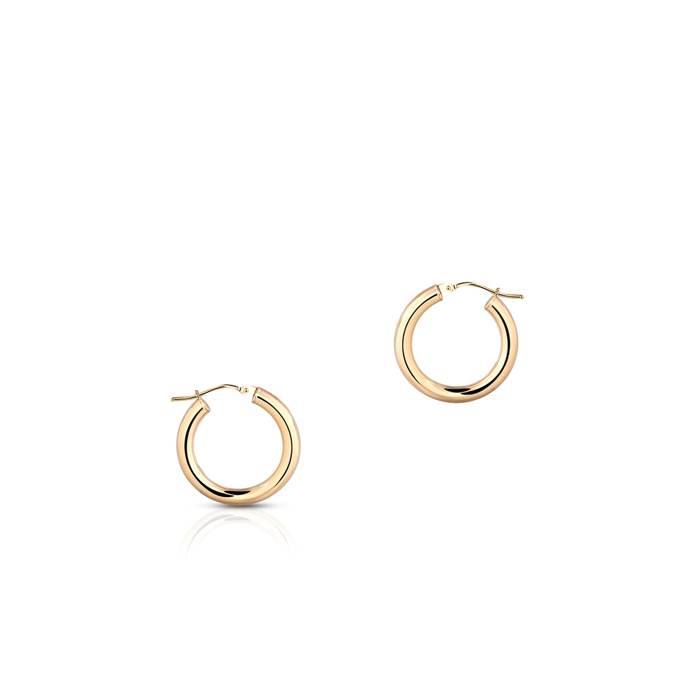 Kolczyki złote koła