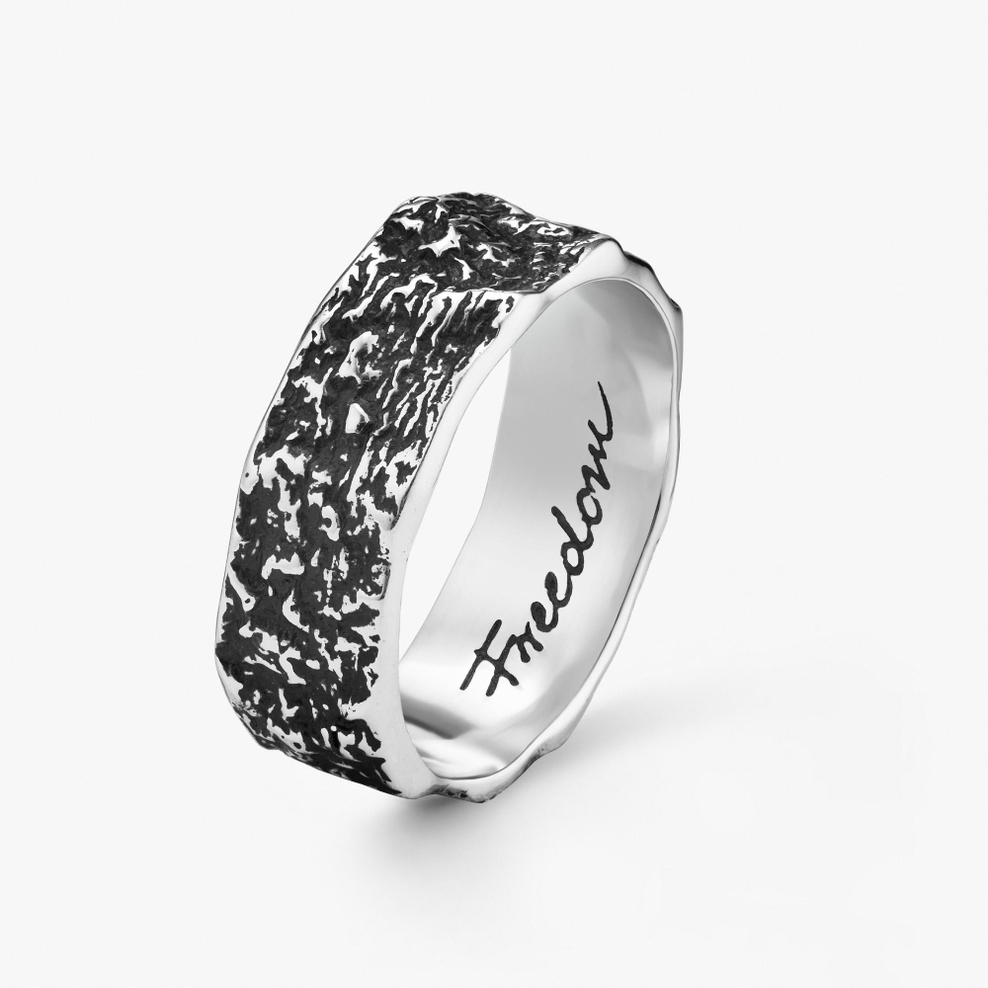 Pierścionek srebrny FREEDOM ELEMENTS