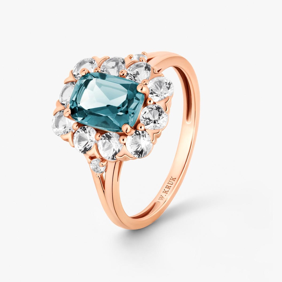 Pierścionek złoty Szekspirowska