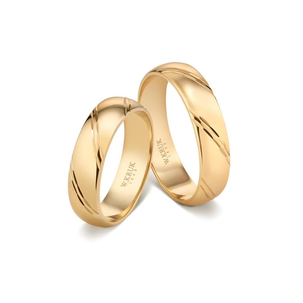 Komplet obrączek złotych SENTIMENTO