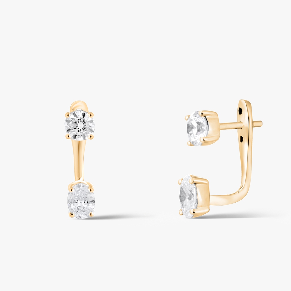 Kolczyki złote Nuova