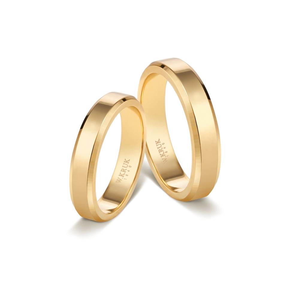 Komplet obrączek złotych MAGICA