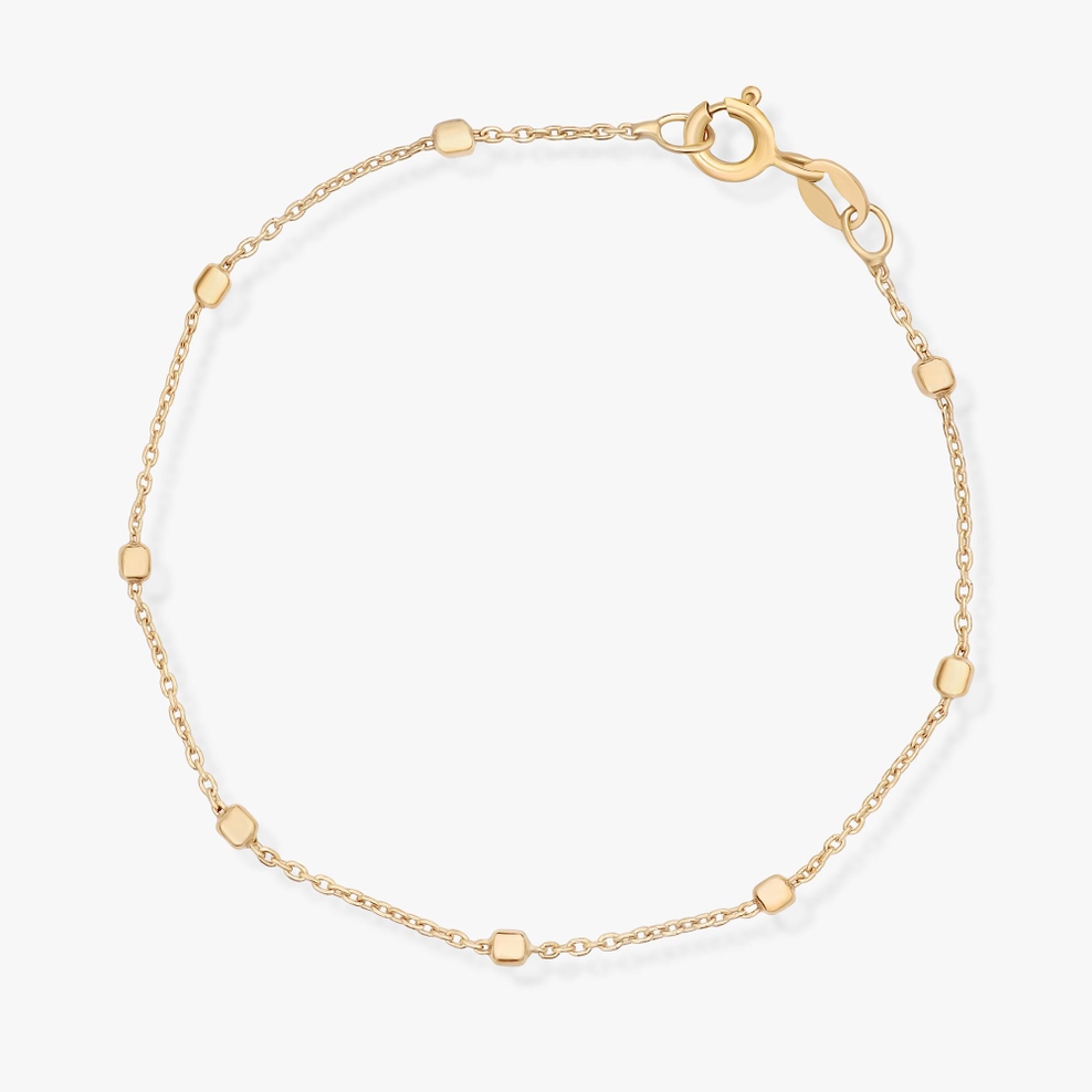 Bransoletka srebrna pozłacana