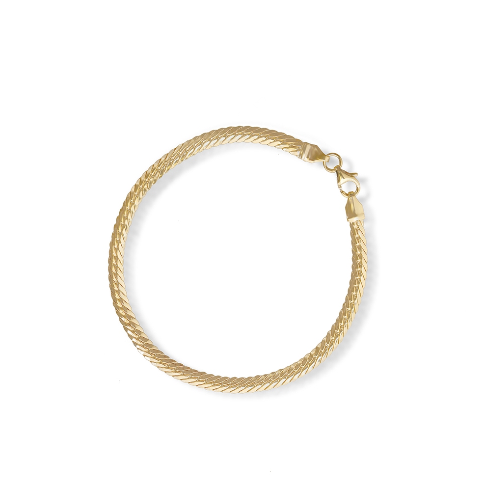 Bransoleta złota żmijka