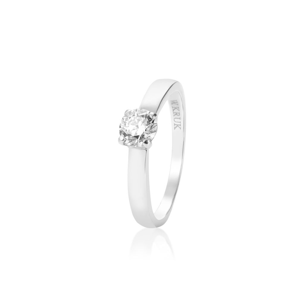 Pierścionek zaręczynowy złoty Szczęśliwy