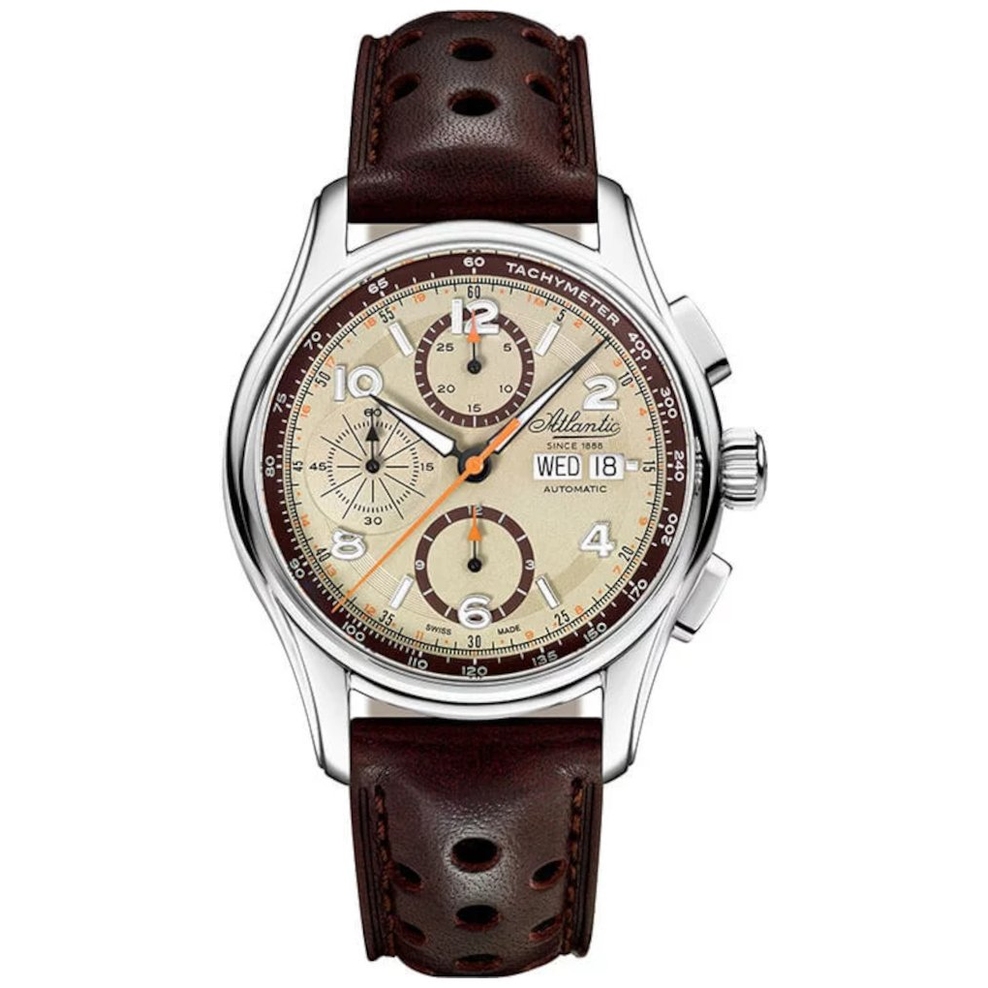 ZEGAREK ATLANTIC WORLDMASTER PRESTIGE VALJOUX CHRONOGRAPH