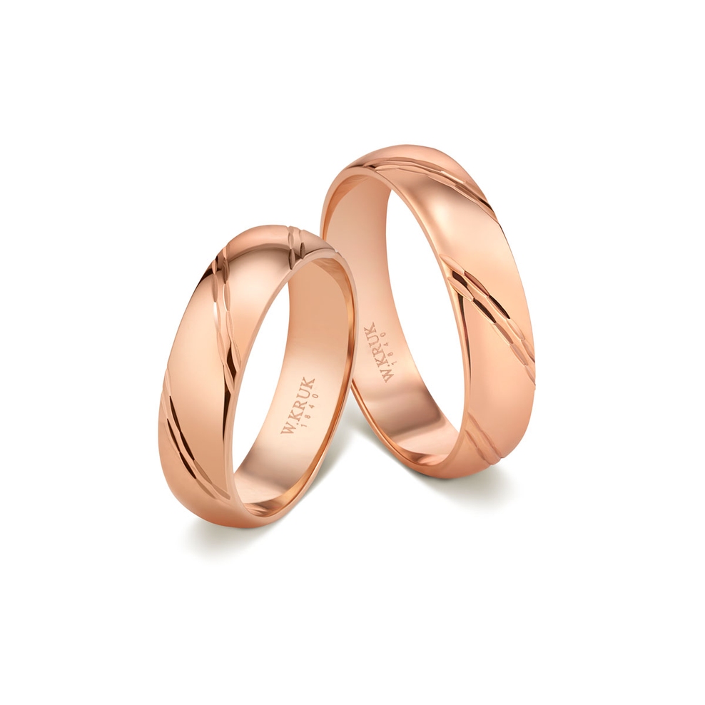 Komplet obrączek złotych SENTIMENTO