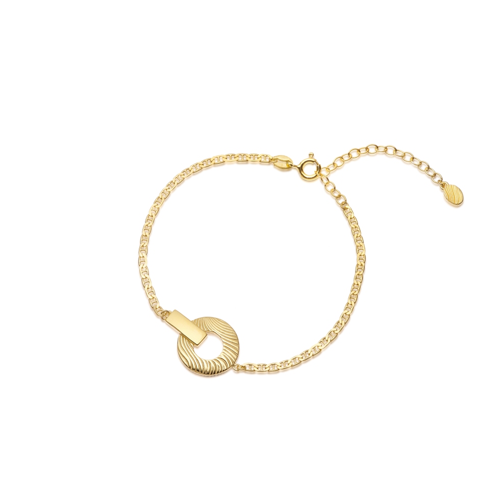 Bransoleta srebrna Mea