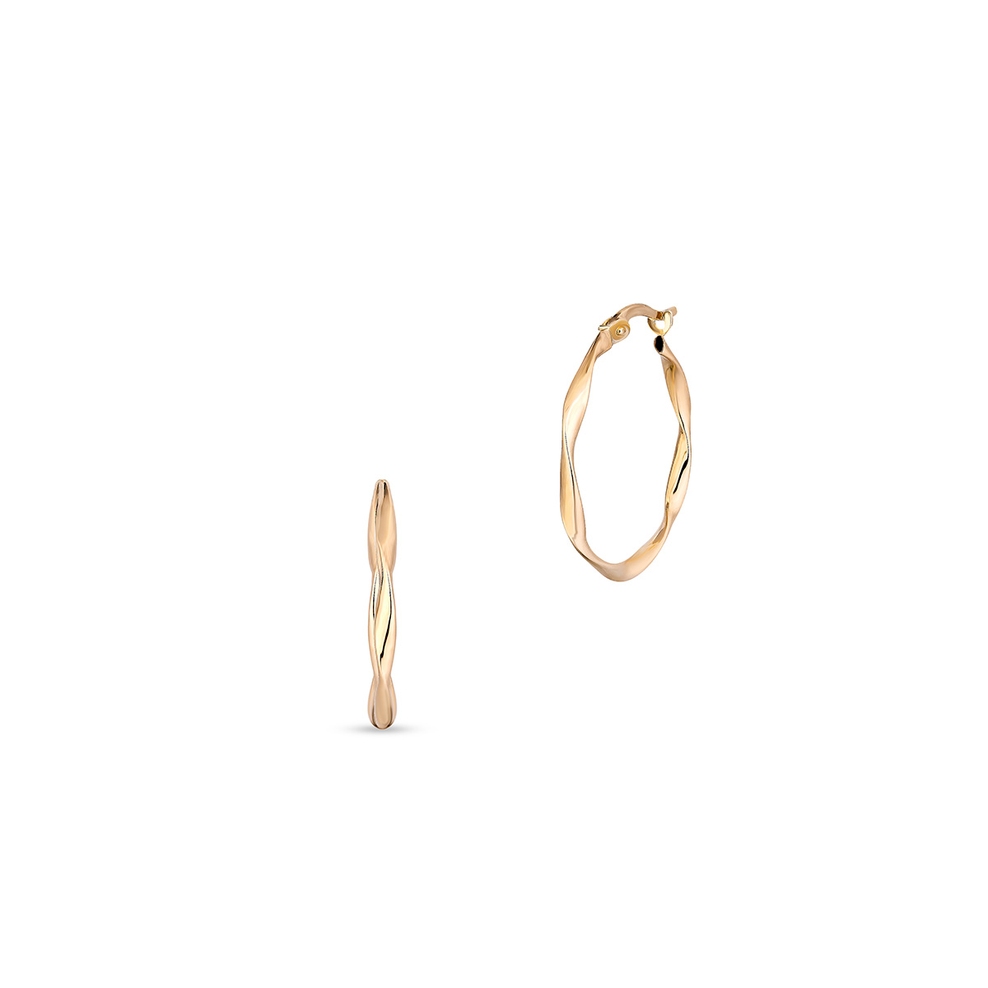 Kolczyki złote koła