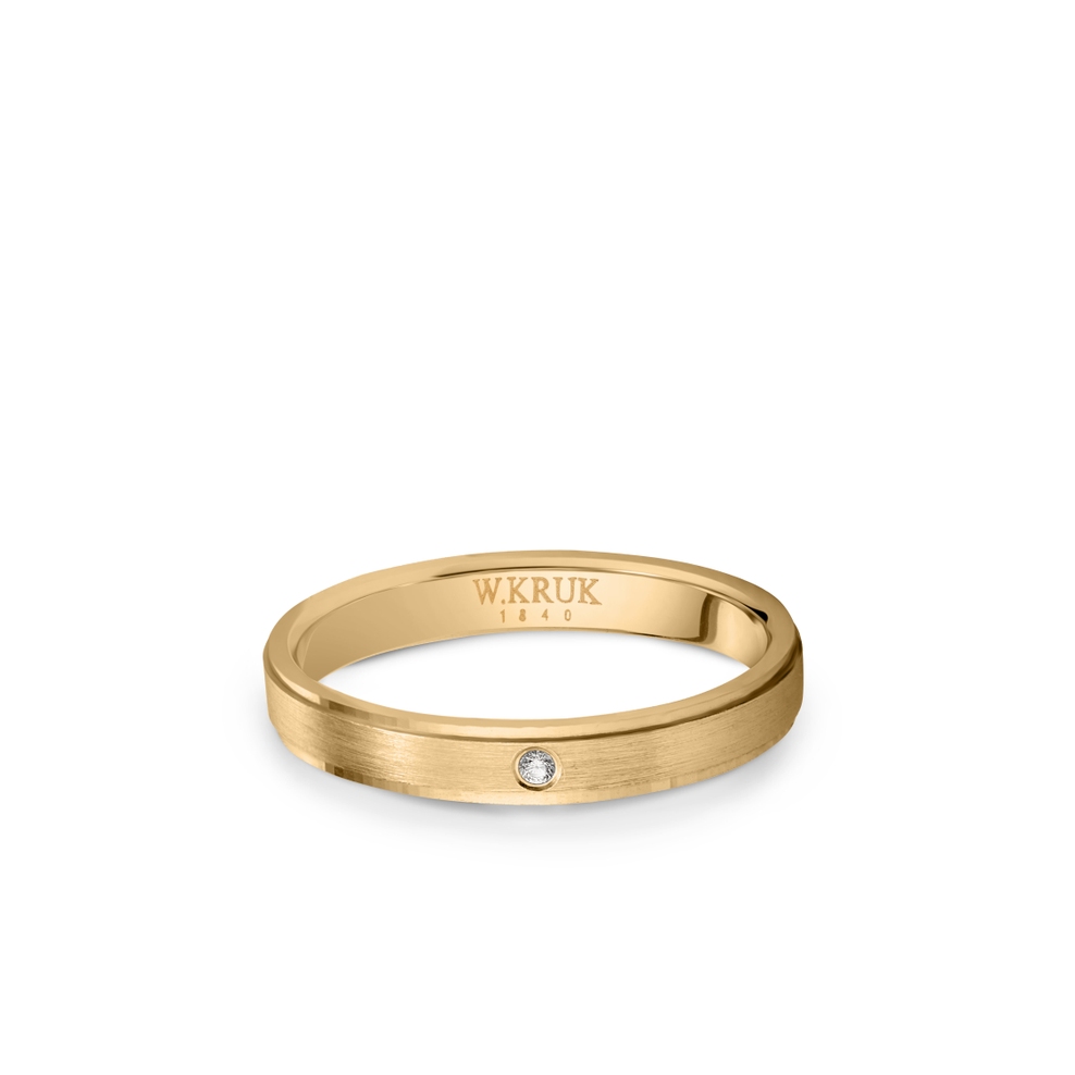 Obrączka złota COLPIRO damska