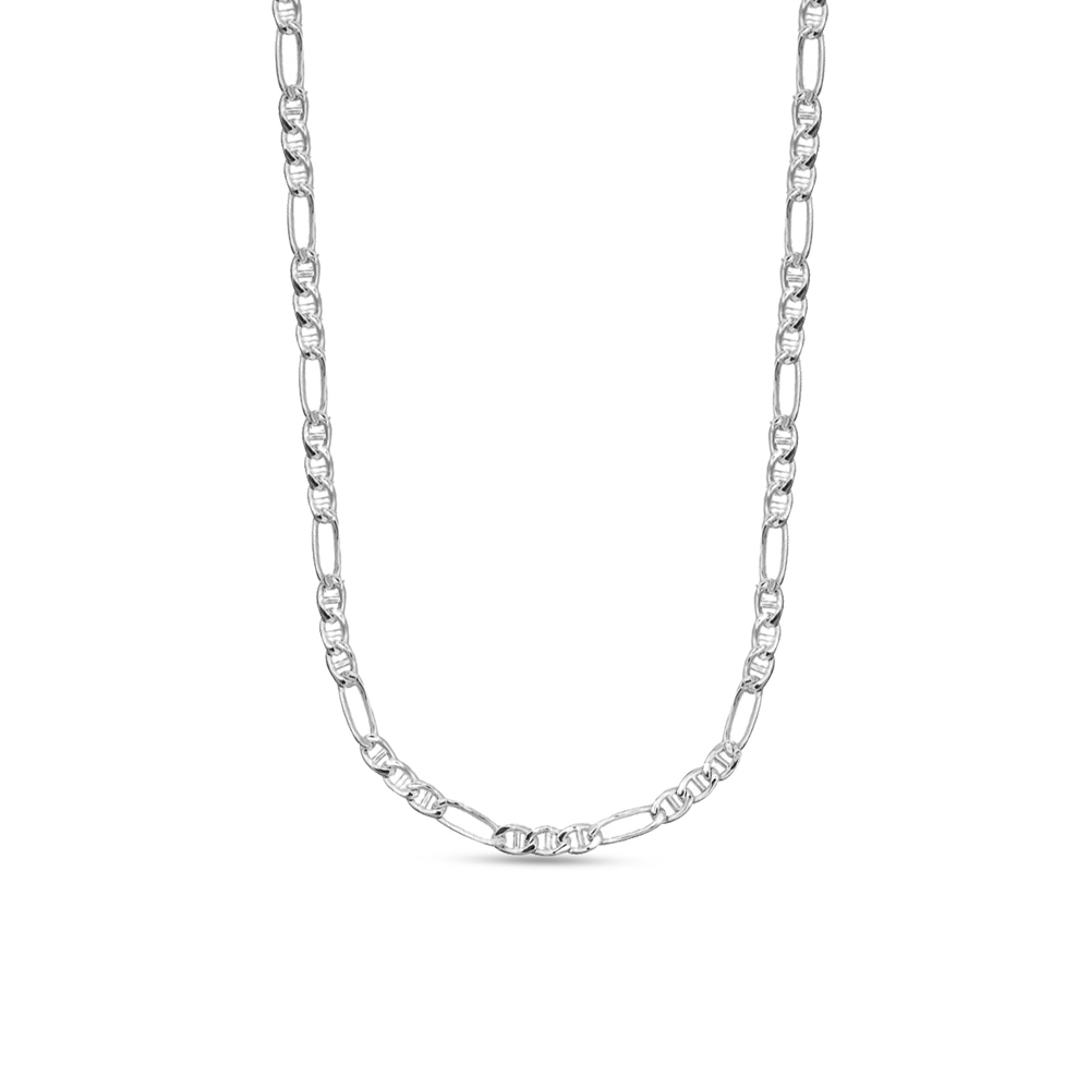 Łańcuszek srebrny figaro