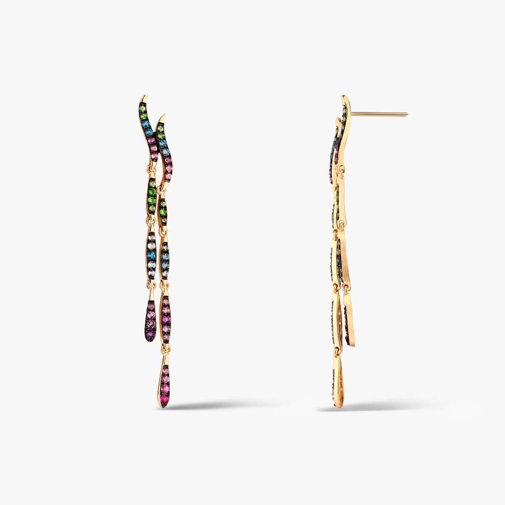 Kolczyki złote Preludium Paradise Birds