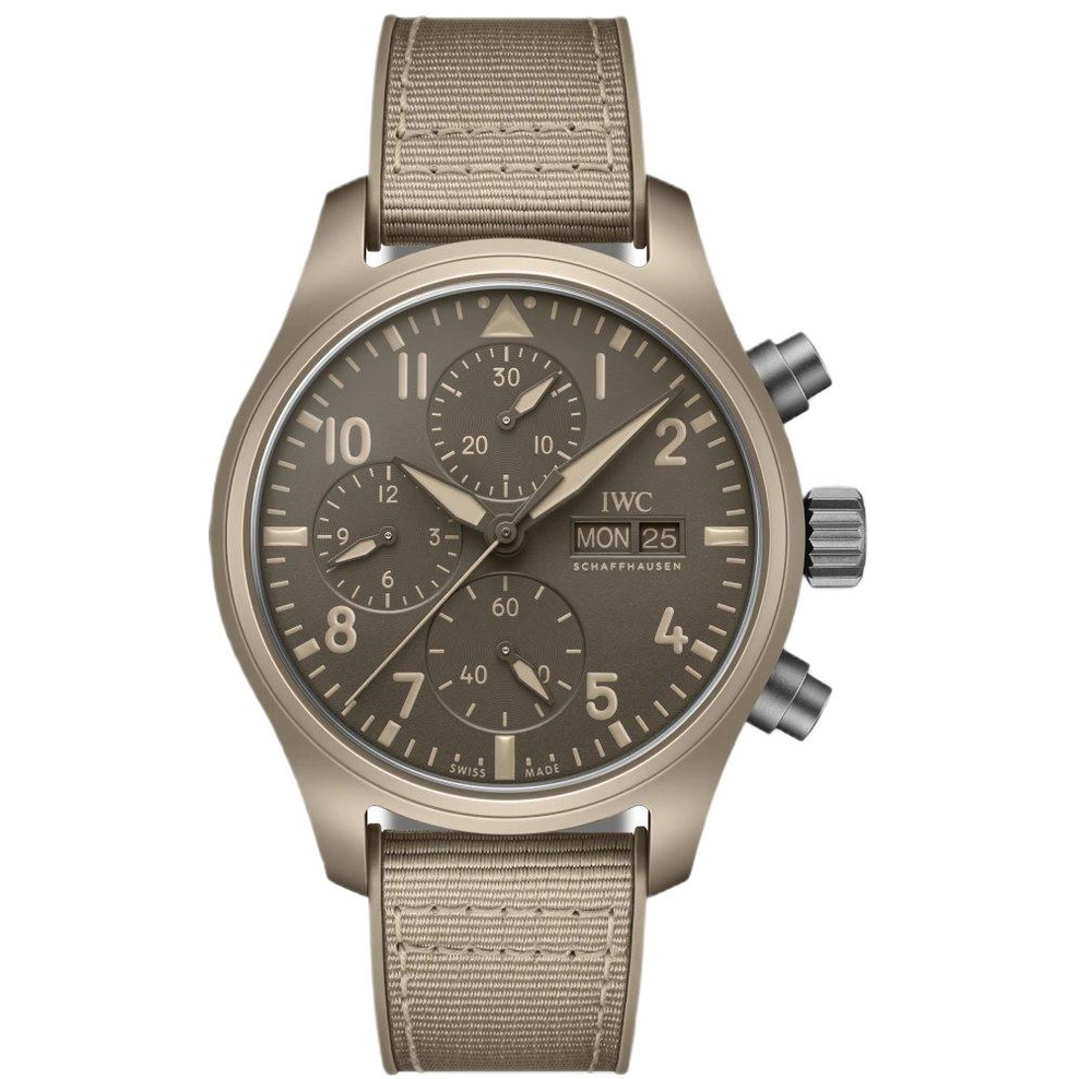 ZEGAREK IWC SCHAFFHAUSEN PILOT'S CHRONOGRAPH 41 TOP GUN MOJAVE DESERT