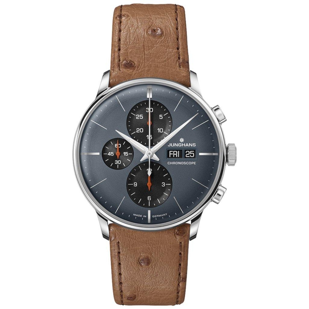 ZEGAREK JUNGHANS MEISTER CHRONOSCOPE DATE ENGLISH